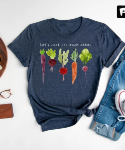 Lets Roots For Each Other Vegetable Shirt,…