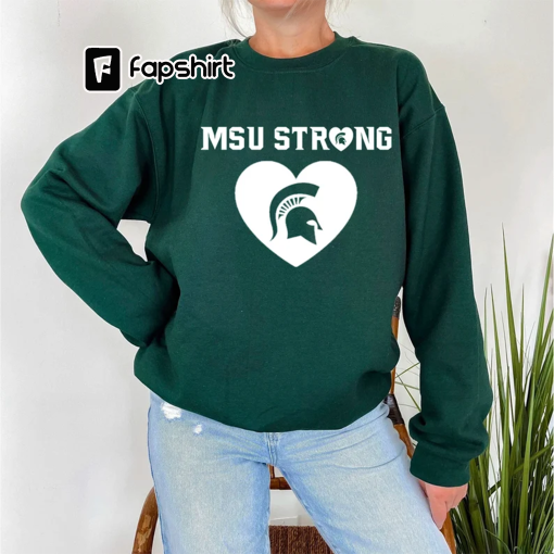 Msu Strong T-Shirt Unisex, MSU Spartans Strong Sweatshirt, Spartan Strong Shirt, Spartans Strong MSU T-Shirt, MSU Sweatshirt, End Gun