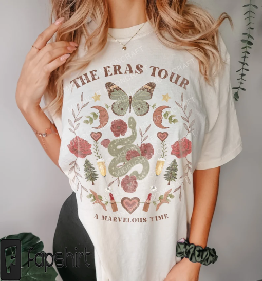 The Eras Tour , Graphic Shirt ,Merch, Swiftie, Lyrics, Concert, Retro, Gift, Vintage, Unisex Tee