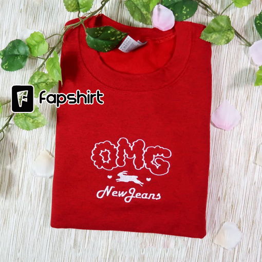 OMG NEWJEANS KPOP Embroidered T-shirt Sweatshirt Crewneck