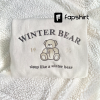 TAEHYUNG BIAS V Winter Bear Kpop Song Inspired Sweatshirt Embroidered Kpop Apparel Kpop Merch