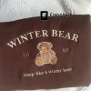 TAEHYUNG V Winter Bear Kpop Song Inspired Sweatshirt Kpop Merch Apparel Embroidered