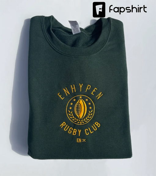 Embroidered Sweatshirt: ENHYPEN Rugby Club