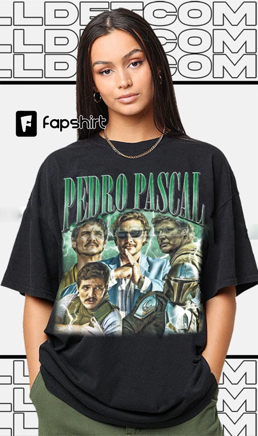 Limited Pedro Pascal Vintage T-Shirt, Gift For Women and Man Unisex T-Shirt AL001