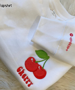 Cherry Harry Styles Inspired Embroidered Crewneck Sweatshirt…