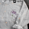 Moon & Saturn Embroidered Sweatshirt