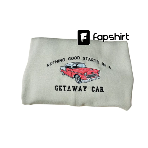 Taylor’s Getaway Car Embroidered Sweatshirt