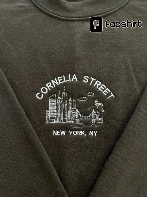 Cornelia Street Embroidered Sweatshirt, Cornelia Street Tote, Cornelia Street, To live for the hope of it all, All Too Well, Mirrorball