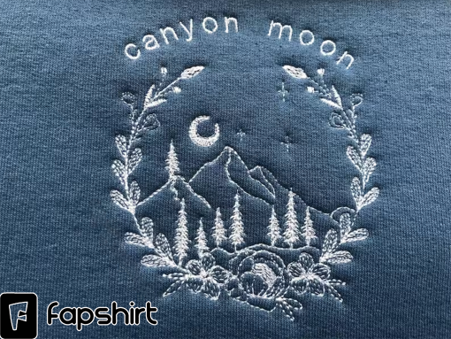 Canyon Moon Sweatshirt Crewneck | Old Lover’s Sweatshirt | Canyon Moon Embroidered Sweatshirt | Embroidered Tote Bag | Harry House