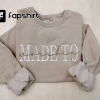 Neutral Embroidered MAMA Sweatshirt || Embroidered MAMA Pullover