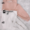 Neutral Embroidered MAMA Sweatshirt || Embroidered MAMA Pullover