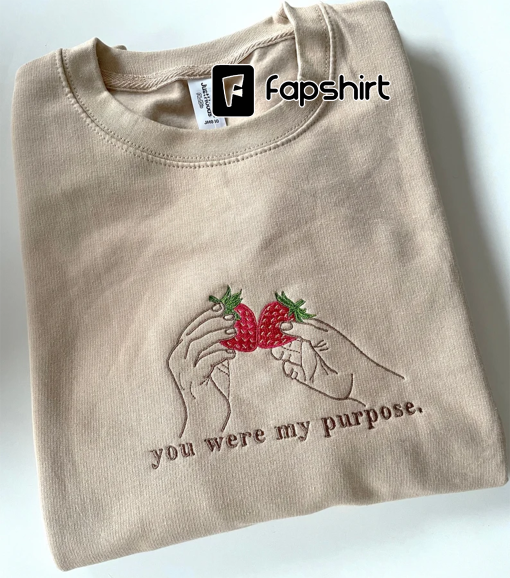 Bill and Frank ‘You were my Purpose’ Embroidered Sweatshirt