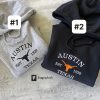 State Motto EMBROIDERED Crewneck | Embroidered Apparel Sweatshirt | Custom Lettered Sweatshirt