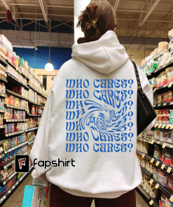 Who Cares Hoodie, Aesthetic Hoodie with Words…