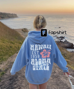 Hawaii Beach Hoodie O’ahu Sweatshirt Honolulu Hoodie…