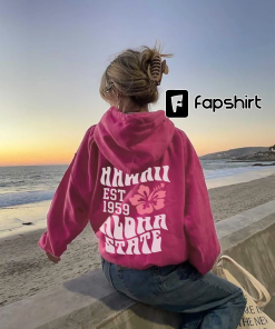 Aesthetic Hawaii Hoodie, Aloha State sweatshirt, Trendy…