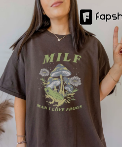 MILF Shirt, Man I Love Frogs Shirt,Frog…