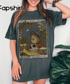 The Wizard Comfort Colors Oversized TShirt, Frog…