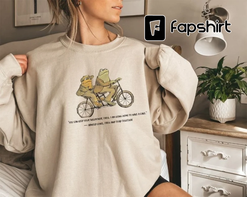 Frog And Toad, Classic Book Shirt, Frog Shirt, Cottagecore Shirt, Gift for Best Friend,Book Lover Gift, Frog Sweatshirt, Teacher Gift