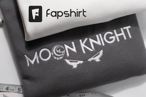 Inspired MoonKnight crewneck Embroidered Sweatshirt Hoodie sweater