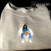 J. Cole Crewneck Embroidered Sweatshirt; Trendy Sweatshirt| J Cole Sweatshirt| Streetwear Hoodie| Gift Ideas