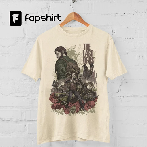 The Last of Us Fan Art Vinatge Shirt, Sweatshirt, Hoodie, video game Comic Book Cover Style T-Shirt