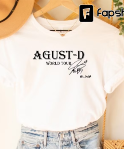 Agust D Shirt, Agust D World Tour…