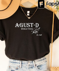 Agust D Shirt, Agust D World Tour…