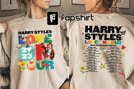 Love On Tour 2023 Sweatshirt – Harry Tour 2023 Shirt – Music Tour Shirt – Harry Merch – HSLOT 2023 Hoodie – Gifts For Fan