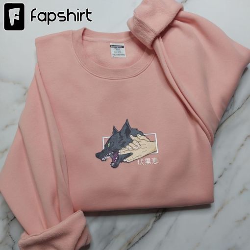 Anime Embroidered Sweatshirt, Embroidered Anime Shirt, Anime Shirt, Embroidered Shirt, Embroidered Hoodie, Anime Tee