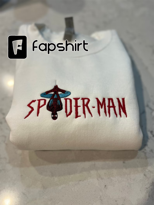 Spiderman Crewneck, Spiderman Sweatshirt, Spiderman embroidered sweatshirt, Vintage sweatshirts, No Way home sweatshirt, Birthday