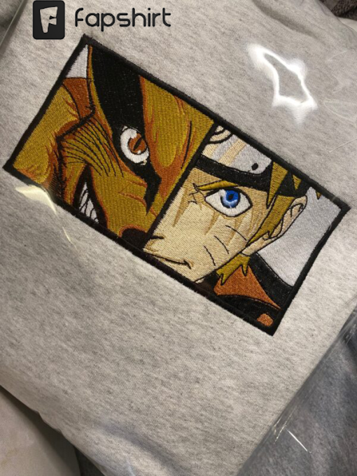 Anime Naturo Embroidered Hoodie