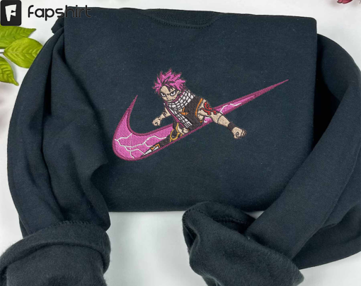 Inspired Anime Embroidered Sweatshirt, Custom Anime Embroidered Hoodie, Inspired Anime Embroidered Crewneck,