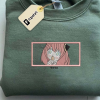 Uchih.a Itach.i Anime Embroidered Sweatshirt, Anime Embroidered Sweatshirt, Anime Sweatshirt, Anime Design For Shirt