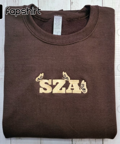 SZA Inspired Sweatshirt, SZA Inspired Embroidered Crewneck,…