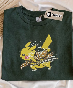 Pika.chu x Zenit.sua Embroidered Sweatshirt, Anime Embroidered…