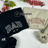 Mom Embroidered Crewneck Sweatshirt – Mother’s Day Gift