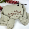 Mom/Dad Embroidered Crewneck Sweatshirt – Mother’s Day Gift – Father’s Day