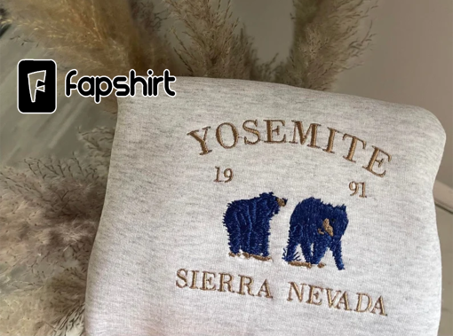 Yosemite Sierra Nevada Embroidered sweater