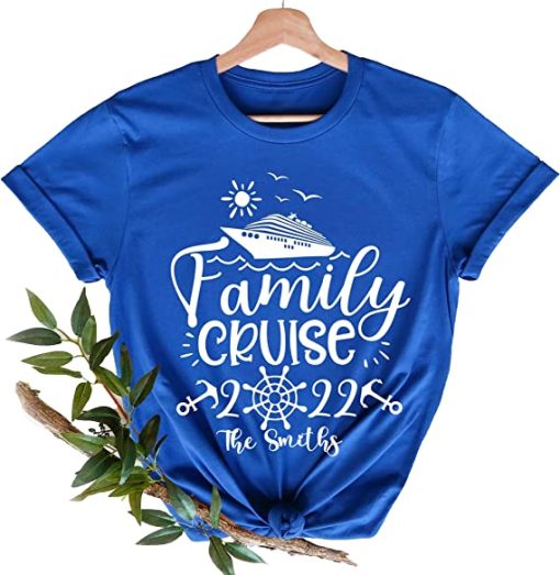 Kids Family Cruise 2022 Shirt, Cruise Squad Shirt, Multicoloured