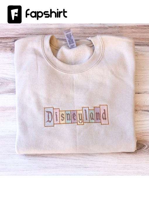 Disneyland Sweatshirt, Magical Sweatshirt, Disneyland Shirt, Embroidered Sweatshirt, Custom Crewneck, Disney Trip Crewneck, Disney Crewneck