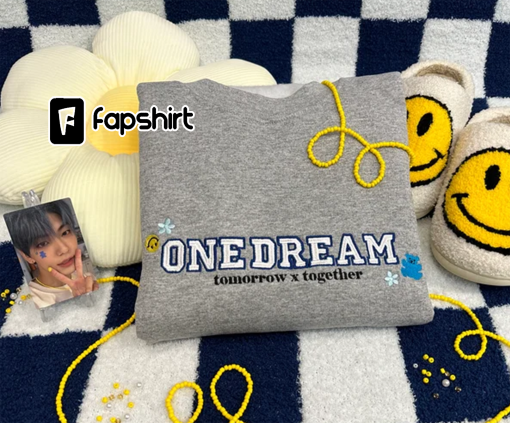 Tomorrow by Together One Dream Crewneck, TXT Blue Hour Concept Sweater, Soobin R Card Inspired