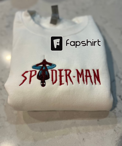 Spiderman Crewneck, Spiderman Sweatshirt, Spiderman embroidered sweatshirt,…