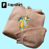 Pokemon Eevee Embroidered Hoodie; Pokemon Eevee embroidered sweatshirt; Pokemon embroidery; Pokemon Hoodies; Pokemon Eevee sweatshirt; Manga