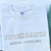 Outer Banks North Carolina Embroidered Crewneck with custom coloured embroidery