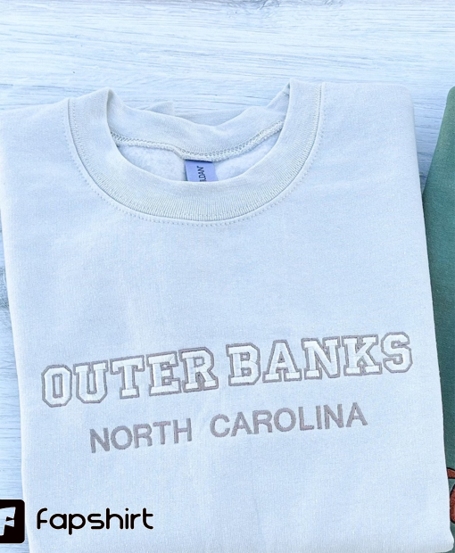 Outer Banks Sweatshirt, Pogue Life Sweatshirt, Van Shirt, Embroidered Sweatshirt, Embroidered Crewneck, Road Trip Crewneck, Outerbanks Show