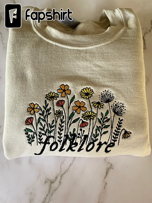 Wildflower Embroidered Crewneck