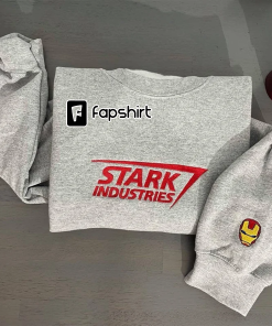 Stark Industries Embroidered Hoodie; ironman embroidered Hoodie;…