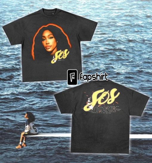 SZA Shirt, Sza merch, SZA SOS Vintage Graphic Tee, Retro R&B Style, Track List, Pinterest style, Sza, bootleg style, unisex, Y2K, 1990’S