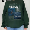 SZA Shirt, Sza merch, SZA SOS Vintage Graphic Tee, Retro R&B Style, Track List, Pinterest style, Sza, bootleg style, unisex, Y2K, 1990’S